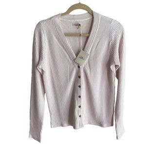Faherty Eira Waffle Top NWT